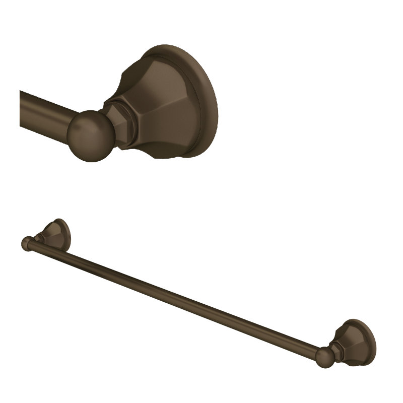Palladian® 30" Towel Bar, Tuscan Brass, 2.75" H x 20.75" L x 3.09" D