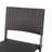 Outdoor Wicker Barstools Faux Rattan Patio Bar Stools Foldable Chair, Multibrown, Set Of 2
