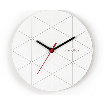 Horloge murale menuet rouge