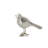 Glam Polystone Bird Decorative Sculpture with Origami Accents-1698253832