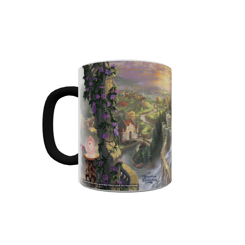 Black Ceramic Heat-Activated Disney Mug, 11 oz