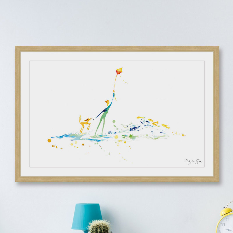 Maya Gur - Single Picture Frame Painting, 61cm H x 91cm W x 3.81cm D