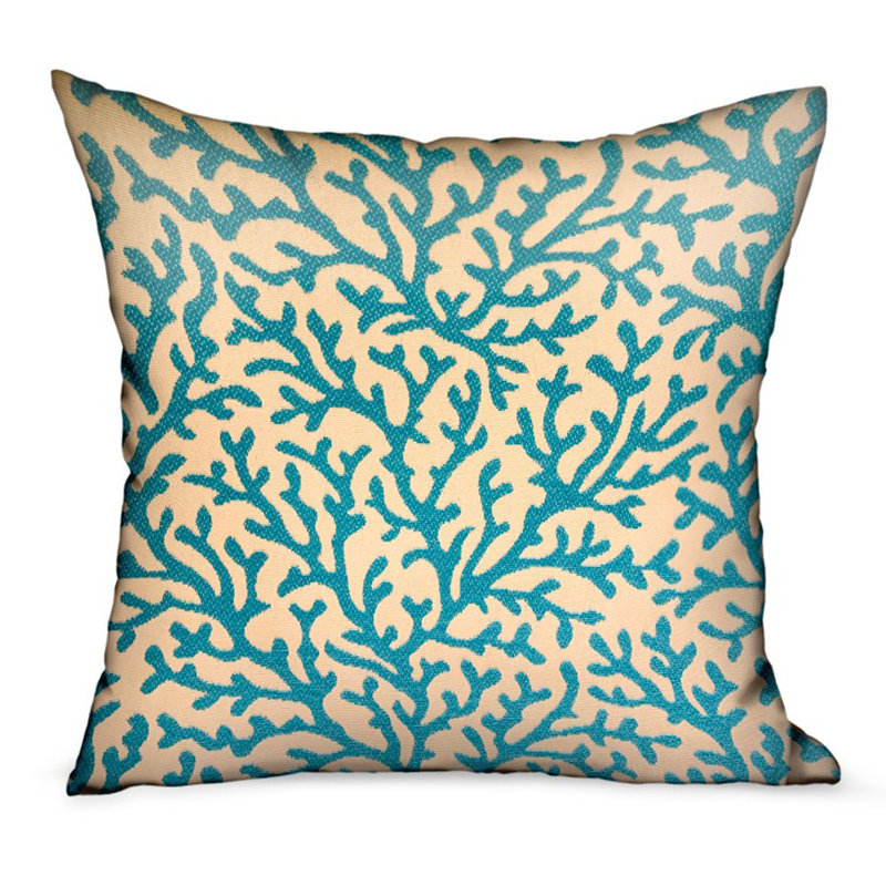Coussin de luxe floral marlin vines, 12 po x 20 po, Vert