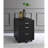 Black & Chrome Finish Cabinet