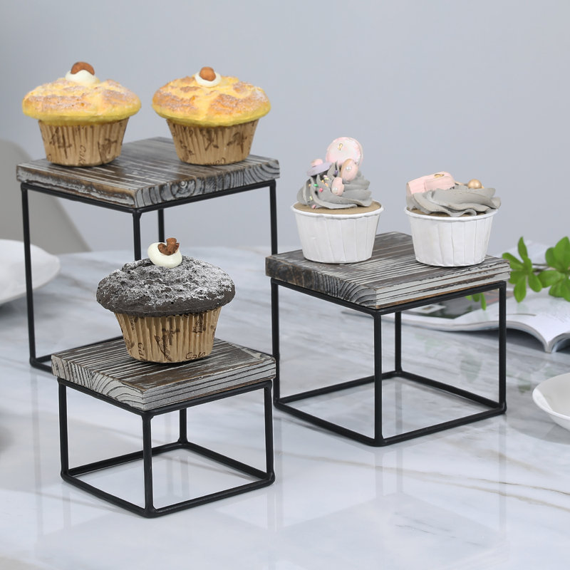 Wood Tiered Stand