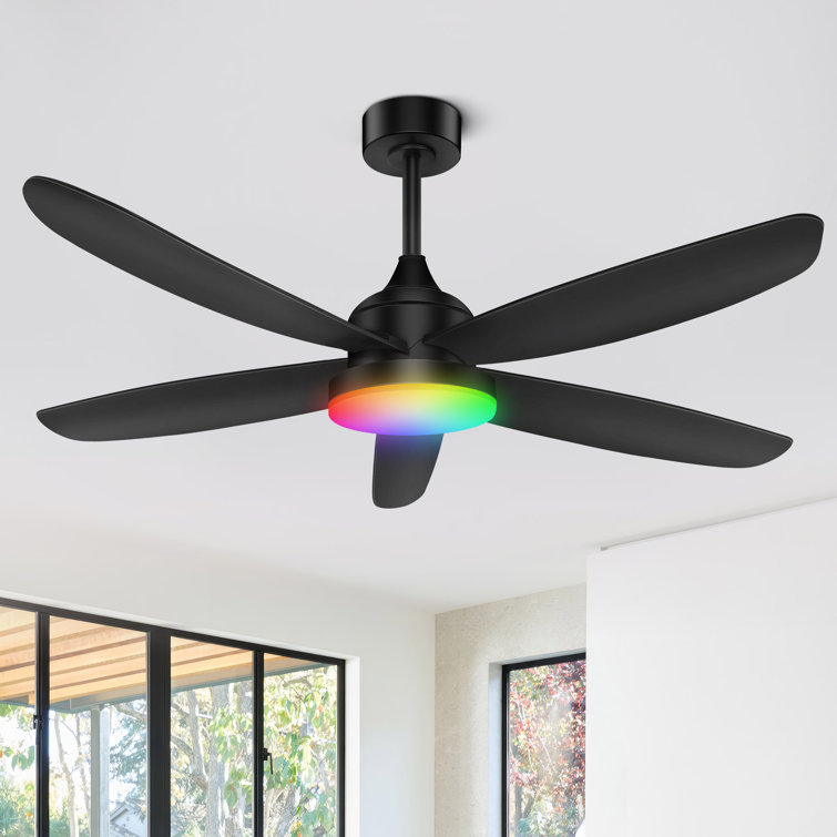 42" RGB Ceiling Fan With Led Light and Remote/App Control