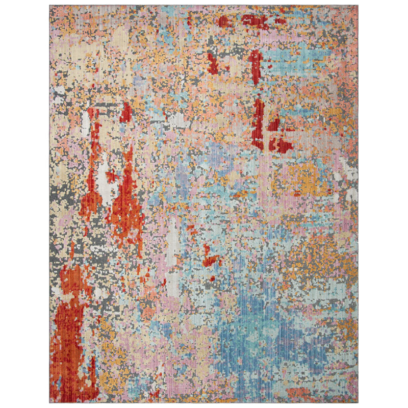 Higginson Provance Performance Abstract Rug, Rectangle 8' x 10'