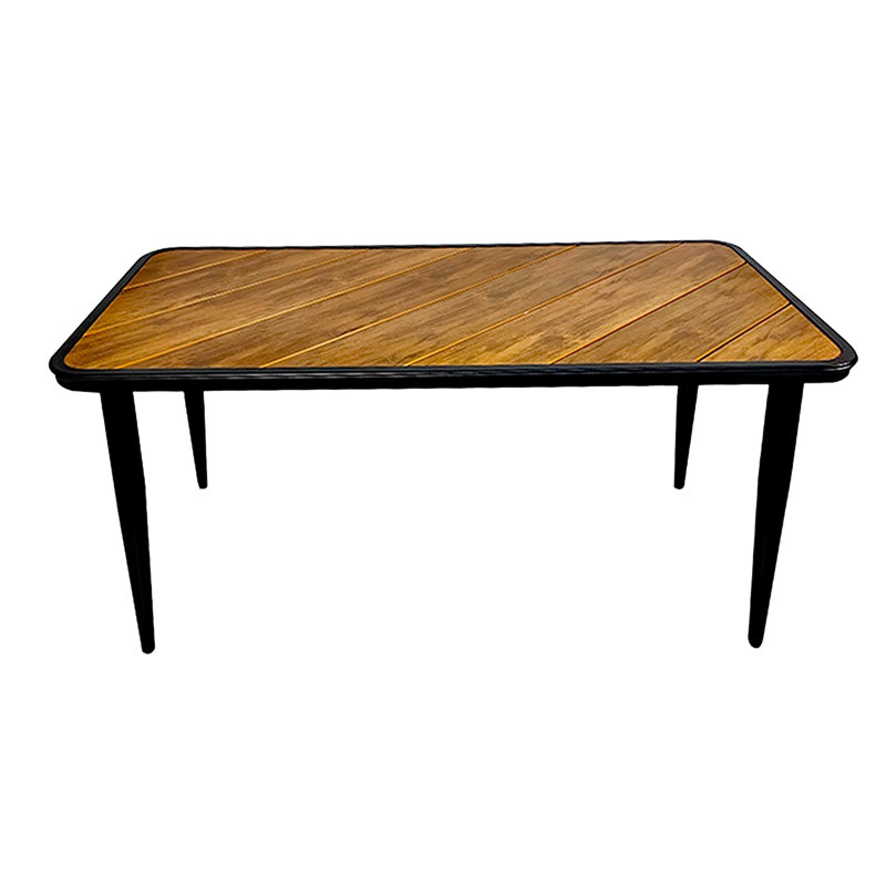 Table de patio d'extérieur en aluminium