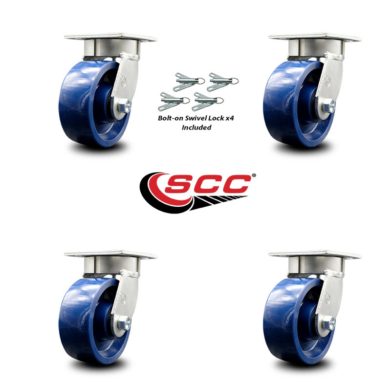 Kingpinless Solid Swivel Caster