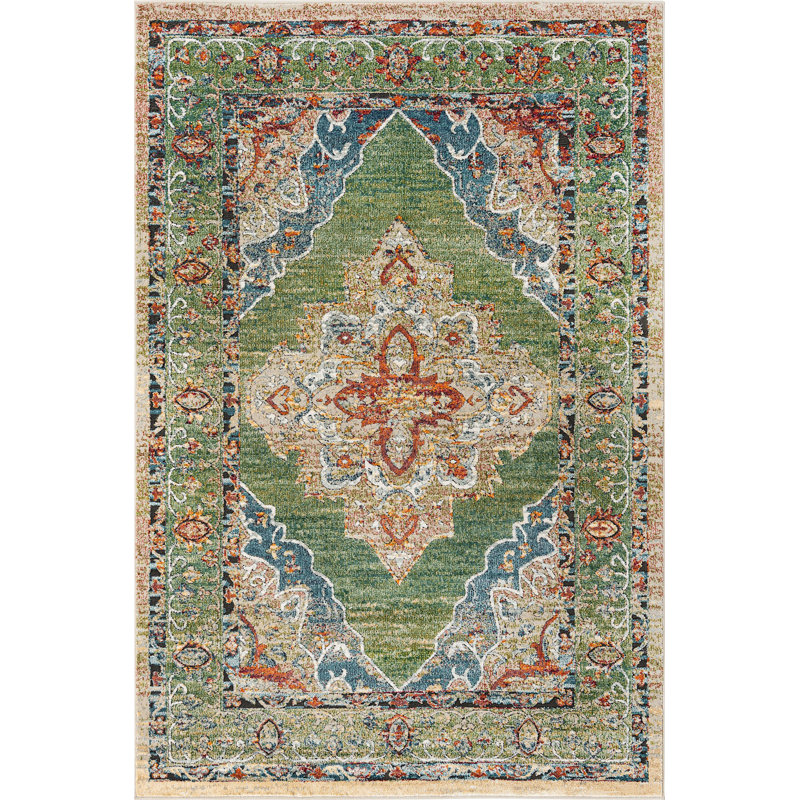 Mekalah Oriental Indoor Rug, Rectangle 6' x 9'