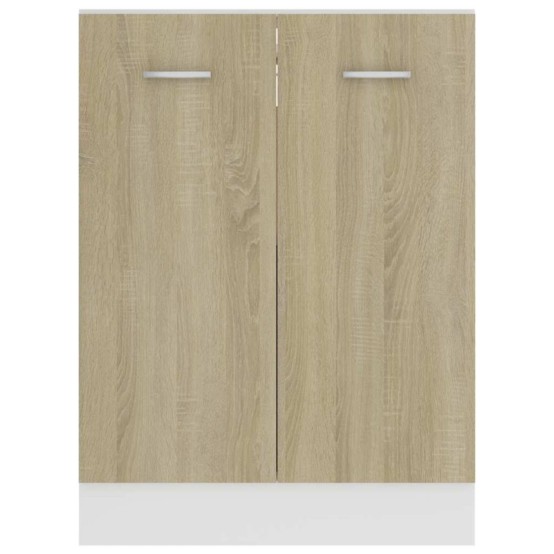 vidaXL Bottom Cabinet Lyon Sonoma Oak 60x46x81,5 cm Engineered Wood, Sonoma Oak