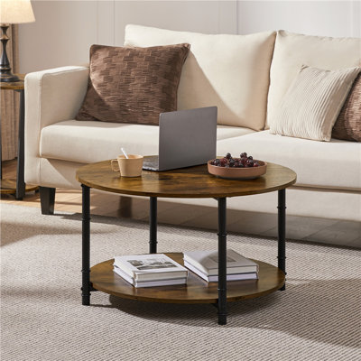 Table basse rustique ronde