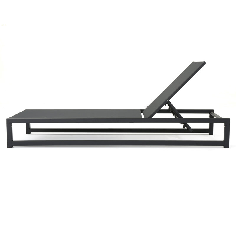 VENICE CHAISE LOUNGE, Black/Gray, 1