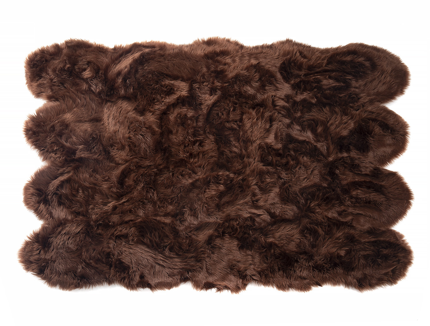 Walk On Rug Walk On Me Octo Pelt Brown Area Rug - 5' x 7' & Reviews - Wayfair Canada
