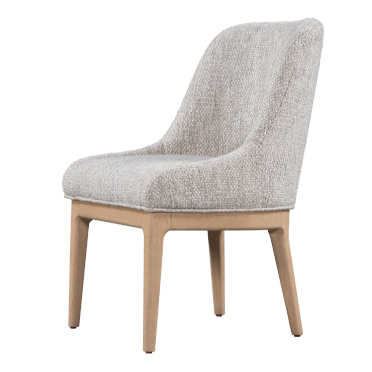 Cove Upholstred Wood Dining Chair Frothed LattePerformance Fabric
