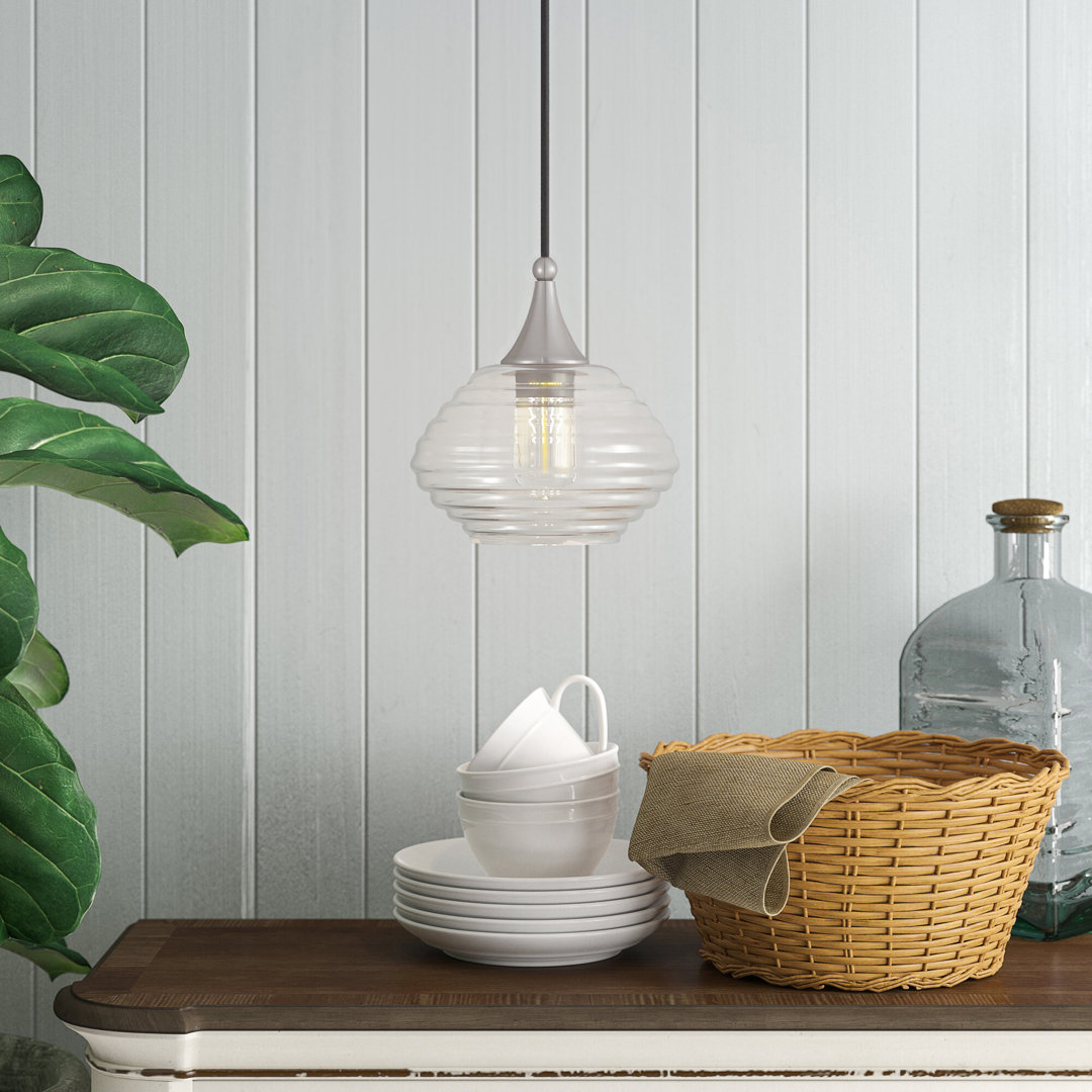 Wahl 1 - Light Single Globe Pendant Laurel Foundry Modern Farmhouse® 