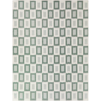 Tapis bleu Borreson