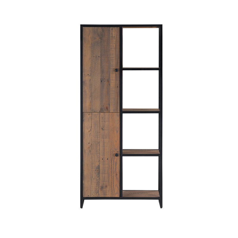 Alvern 160cm H x 70cm W Solid Wood Bookcase