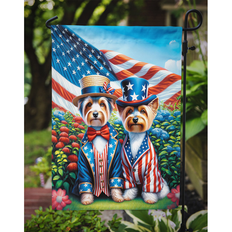 Drapeau All American Garden, Terrier à poil soyeux