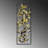 Handmade Decorative Metal Wall Accessory, 12.6 x 35.4 inches | 100% Metal, Thickness: 0.06 inches | Unique Hand-Painted Design, Perfect for Home Decor | Versatile Wall Hanging with Distinctive Color Variations