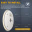 Dauson Round Mirror
