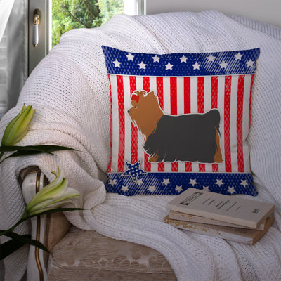 Patriotic Indoor/Outdoor Throw Pillow