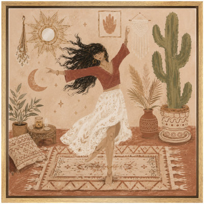 Boho Yoga Woman