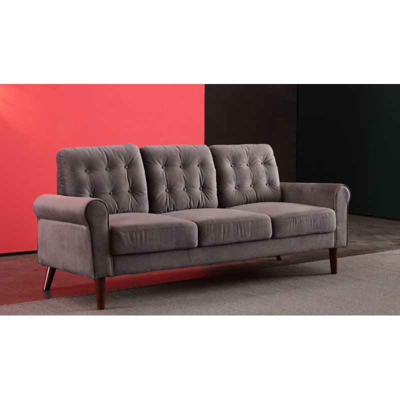 Woolf 76.4'' Velvet Sofa