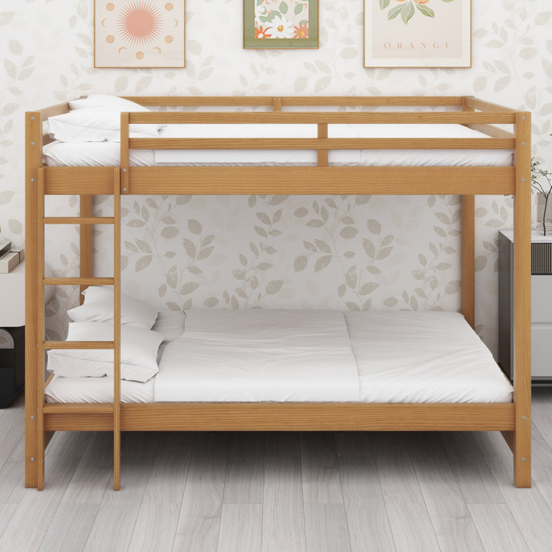 Lit superposé en bois avec échelle, Bois