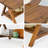 Clere 43"W Rustic Solid Wood Coffee Table