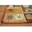 Tapis 100% laine tissé à la main à motif oriental tribal multicolore Southwestern