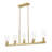 Esma 5 Light Linear Chandelier-100157052-100157053