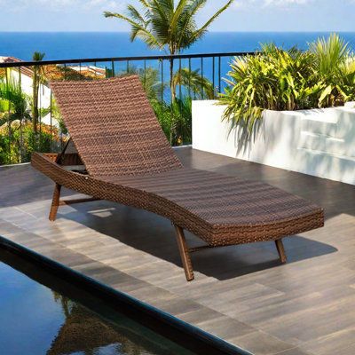Chaise longue de plage