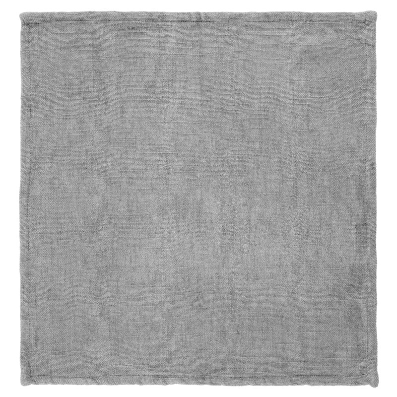 Ensemble de serviettes de table unies, Brun; gris