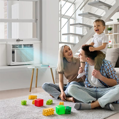 Climatiseur de fenêtre 6 000 BTU 115 V 700 W tout-en-un avec WIFI
