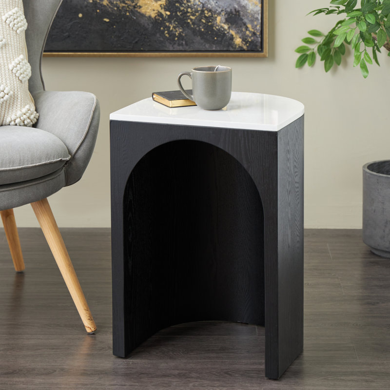 Table d'appoint Cole and Grey, Noir, noir, noir, noir
