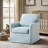28.7" Wide Contemporary Soft Upholstered 360° Swivel Accent Armchair With Plump Pillow-1850940117
