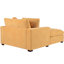 Oversized Seat - Frame, Solid Wood Legs, Fabric, Classic Look, Comfortable Space For You Chaise Lounge Soft Beauty, Relax And Enjoy-917487051