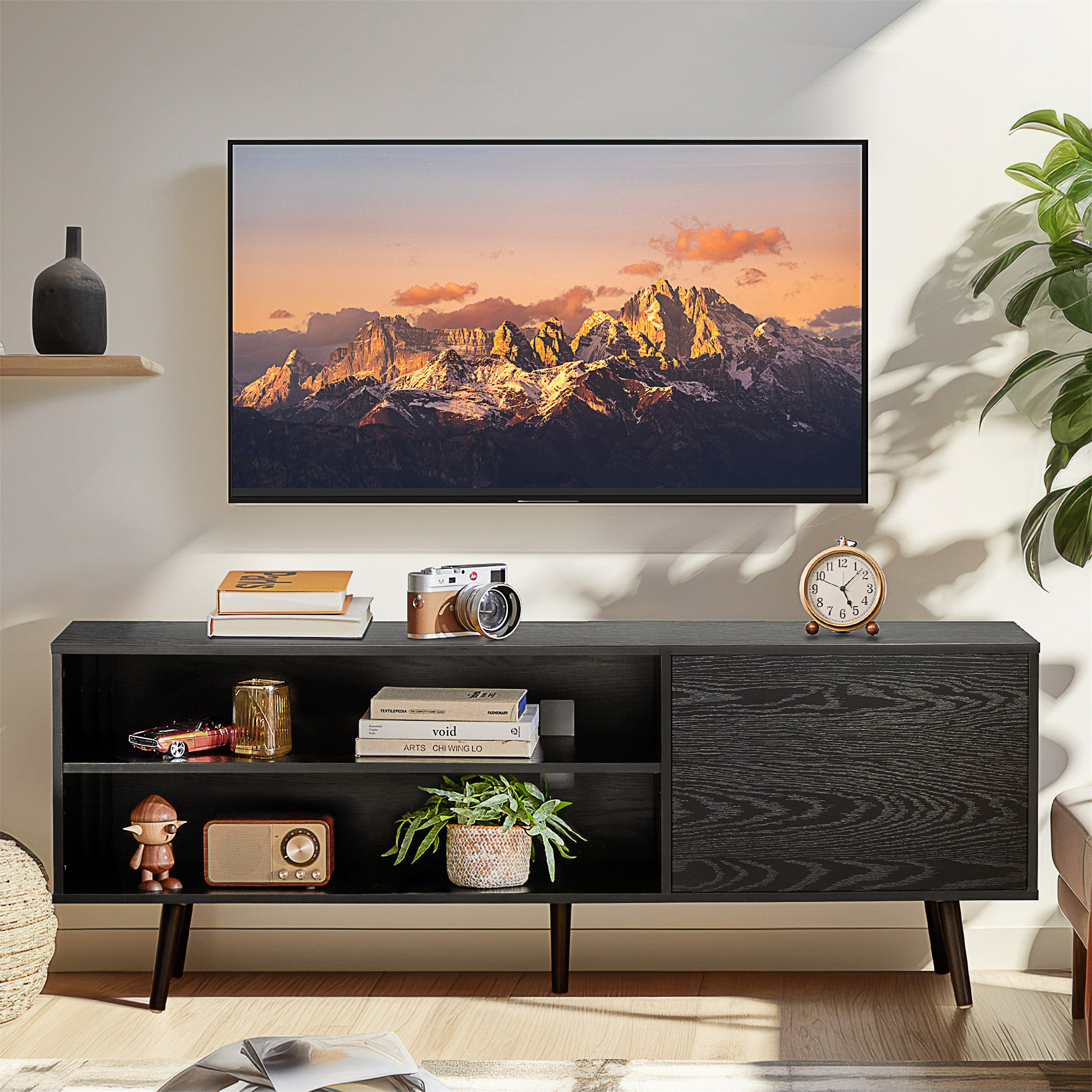 Oliver TV Stand For Living Room With Storage For TV Up To 70
