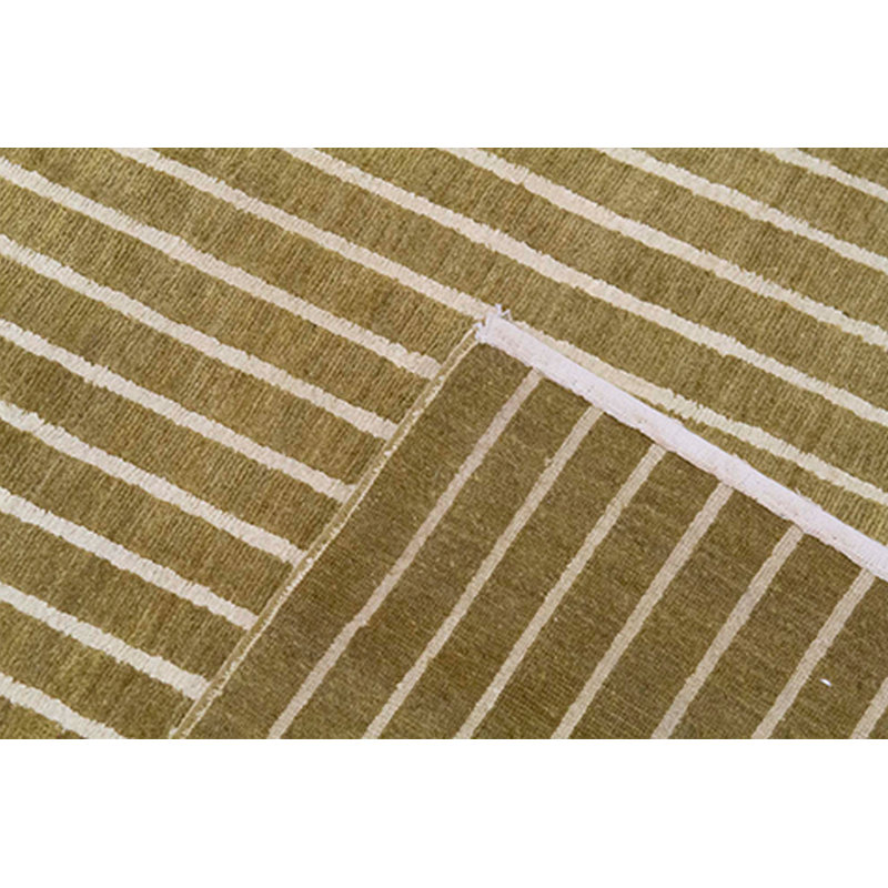 Hand Woven Wool Striped Area Rug