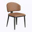 Ensemble de 2 chaises de salle à manger en bois et en tissu rembourré-740649571-740649572