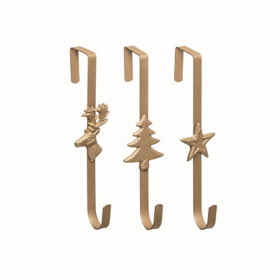 Metal Cmas Icon Wreath Holder Set of 3 Christmas Home Decorations