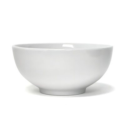 Bol en porcelaine de 6,33 po Utopia - blanc, design polyvalent