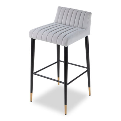 Coltrane Upholstered Counter Stool with Metal Frame