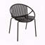 Ensemble repas d'extérieur moderne avec chaise empilable-402281728