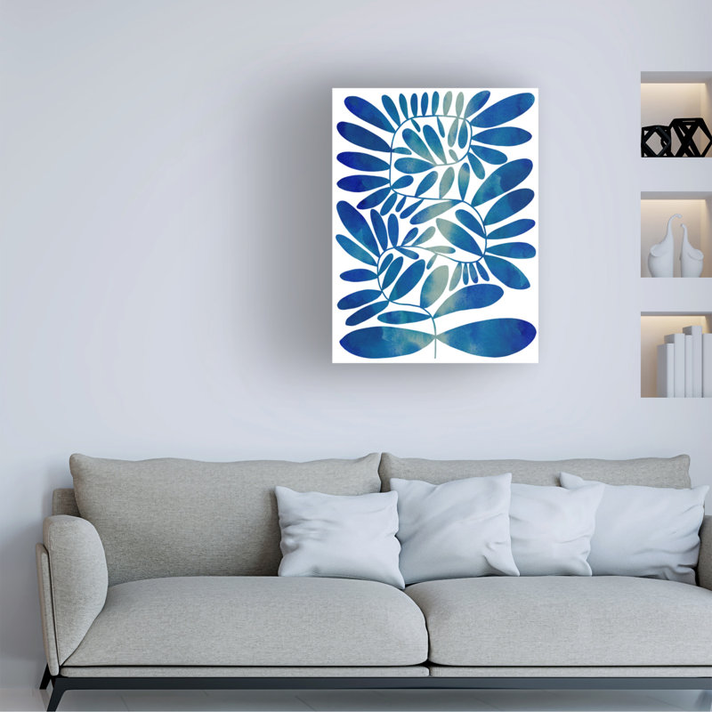 «Summer Sprig II» par Emma Caroline - impression sur toile tendue, H 32 po x l 24 po x P 2 po