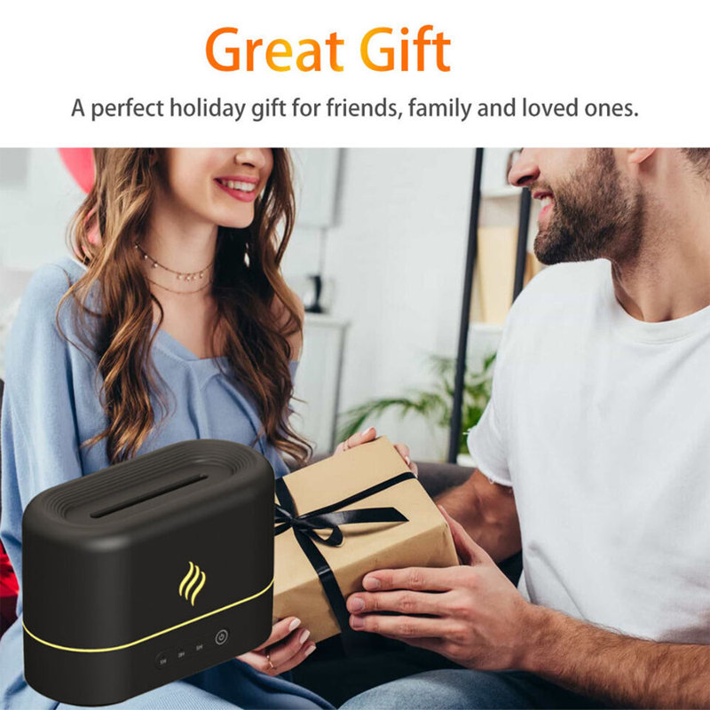 JESLED 0.07 Gallons Cool Mist Ultrasonic Tabletop Humidifier for 700 Cubic Feet