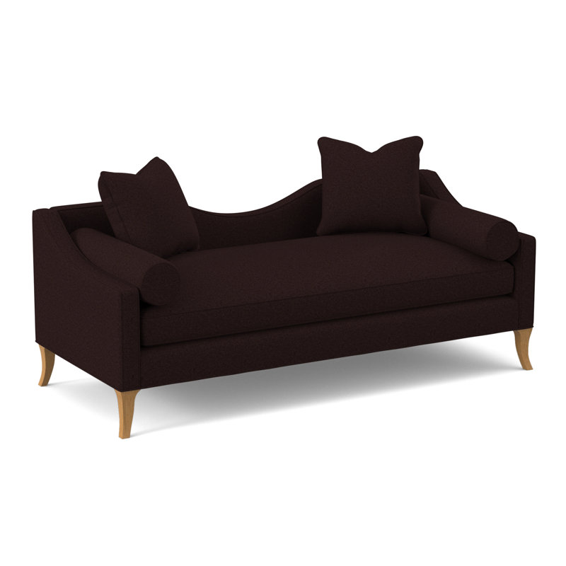 Audrey Chaise Lounge, Amber, Maya Wheat Polyester Blend