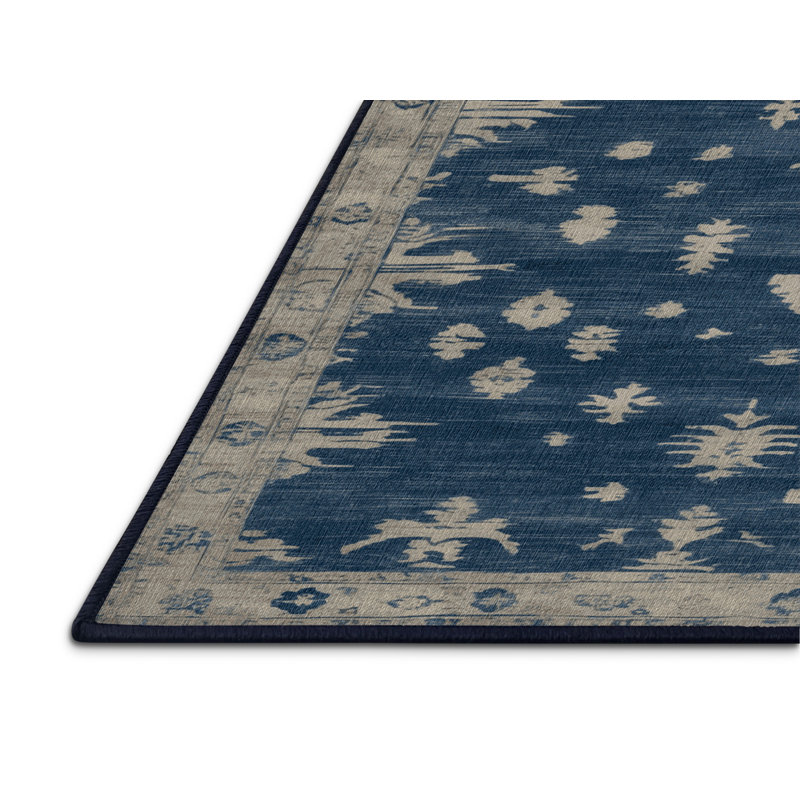 Tapis gris lavable à la machine, Rectangle 2 pi x 3 pi