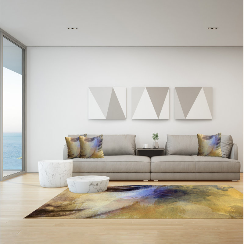 Gerrika Abstract Area Rug, Rectangle 140 x 200cm